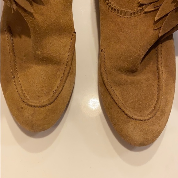 Aquazurra Suede Fringe Booties - Picture 6 of 6